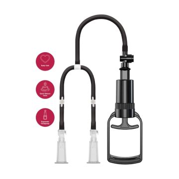 Vacuüm Vaginale Plezierpomp - Zwart