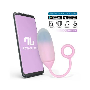 Vibrerend Ei Met App IY - Roze/Blauw