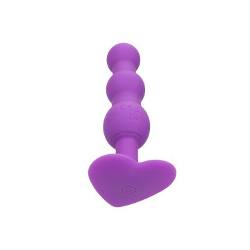 Vibrerende Beaded Buttplug CalExotics First Time - Paars