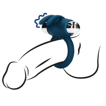 Vibrerende Cockring Baltic Blauw