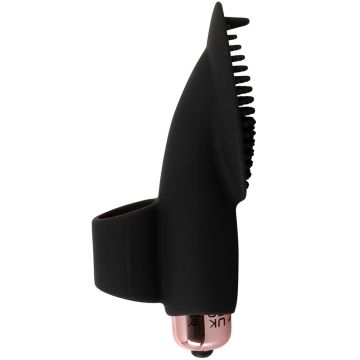 Vingervibrator met rekbare ring