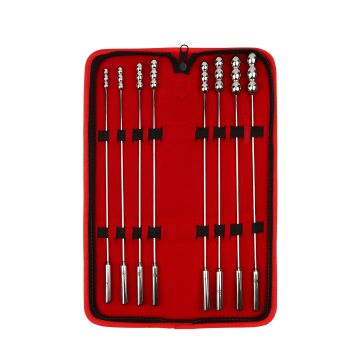 Dilator Set Mr. Steel Rosebud Urethral Sounds 8 Stuks