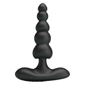 Pretty Love Anal Beads Vibrator Corban - Zwart