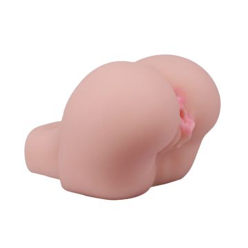 Masturbator Double Hole 2 Lichte Huidskleur - S