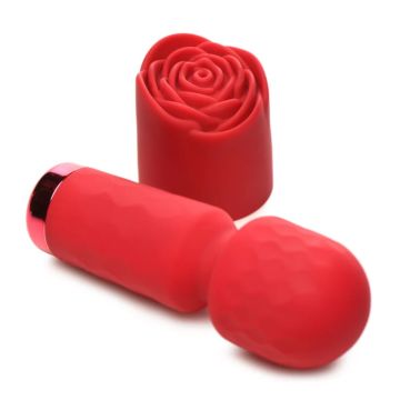 Mini Wand Vibrator Bloomgasm Pleasure Rose Petite - Rood