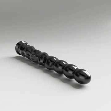 All Black Steroid En-Garde Dildo - Zwart