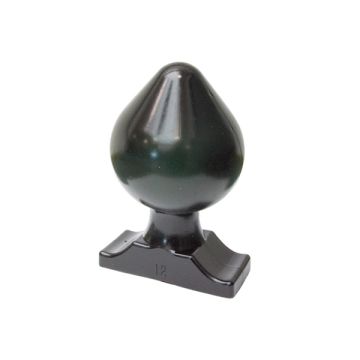 All Black Gerard Butt Plug - 12 cm