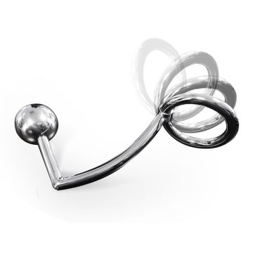 Anal Intruder met Flexibele Cockring