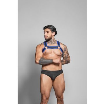 Dale Mas Biker Harnas - Zwart/Blauw