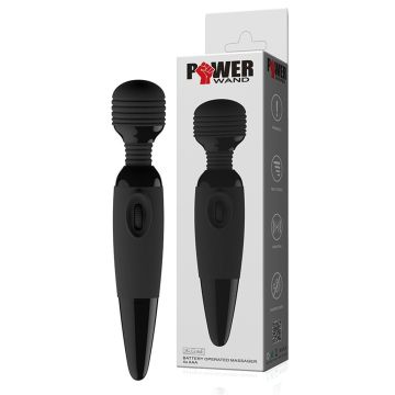 Black Power Wand Vibrator