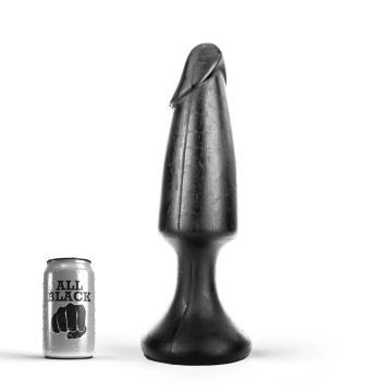 All Black Eric Buttplug - 35 cm -Zwart