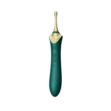 Bess 2 Verwarmende Clitoris Massager met 4 Opzetstukken - Groen