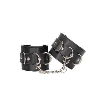 Bonded Leather Hand- of Enkelboeien - Zwart