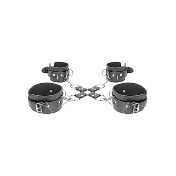 Bonded Leather Hogtie Met Hand- & Enkelboeien