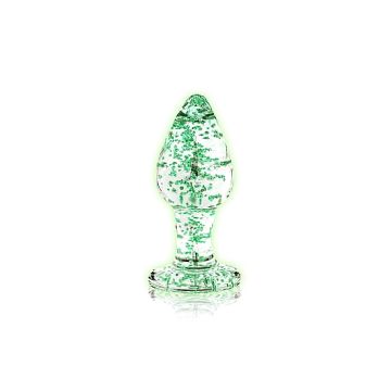 Buttplug Glow In The Dark Large - Clear