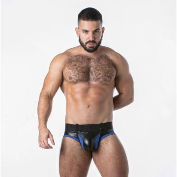 Locker Gear Punch Hole Jock Brief - Blauw