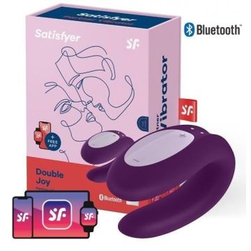 Satisfyer Double Joy App-Connect - Paars