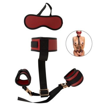Nek tot Handboeien Bondage Set Bad Kitty