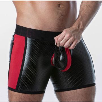 Locker Gear Open Access Boxer - Zwart/Rood