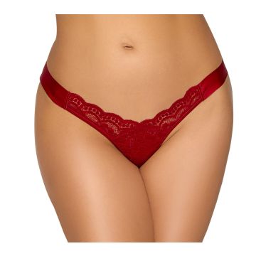 Cottelli String met Strik - Rood