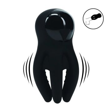 Levelz Digitale Eikel Vibrator met Tentakels - Zwart