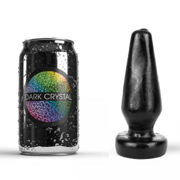 Dark Crystal Zwarte Buttplug Siebe - 14 cm-siebe-zwart.jpg