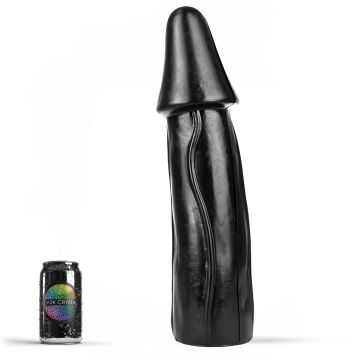 Zwarte XXL Dildo met Gladde Schacht - 50 cm-gijs-zwart.jpg