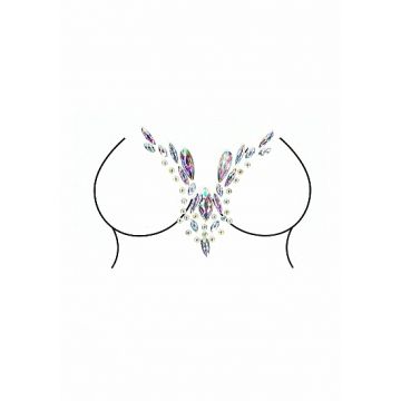Dazzling Deep-V Cleavage Bling Sticker