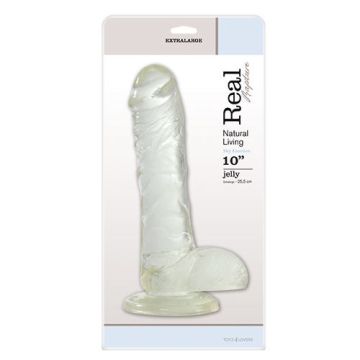 Transparante Dildo Real Rapture 25,5 cm