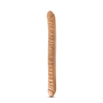 Dr. Skin Dubbele Dildo 46 cm - Caramel