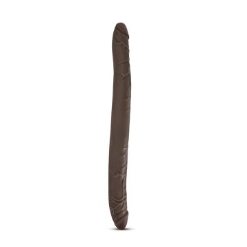Dr. Skin Dubbele Dildo - Bruin