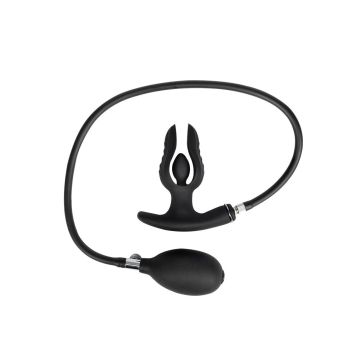 Rimba Electro Play - E-Stim Opblaasbare Buttplug - Bi-Polar