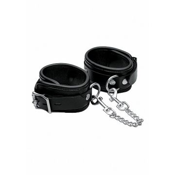 Leren Enkelboeien Mistress - Zwart