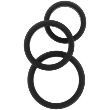 Hidden Desire Stamina Premium Cockring Set 3 stuks