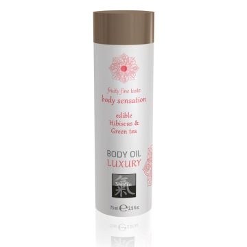 Eetbare Body Olie - Hibiscus & groene Thee
