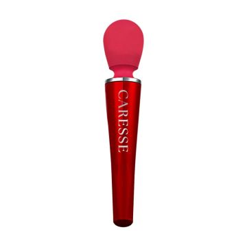 Compact Wand Vibrator CARESSE - Rood