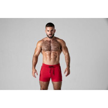 Locker Gear Streep Mini Short - Rood