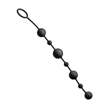 Extra lange siliconen anaalketting