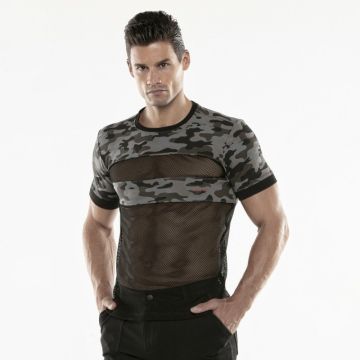 Code 22 Cargo T-Shirt - Camo Grey