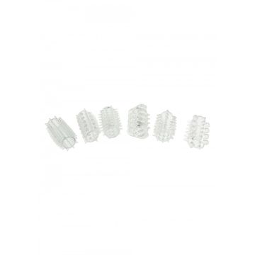 Power Penis Sleeve Set 6-Delig Transparant