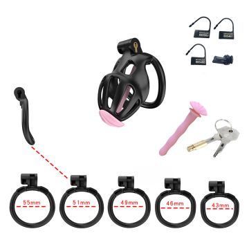 Peniskooi Cellmate Centurion Zwart - Maat 1