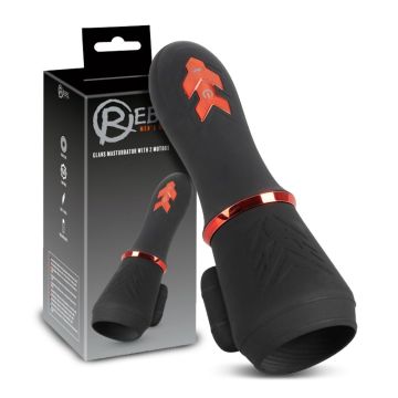 Glans Masturbator met 2 Motors