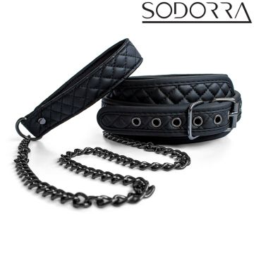 Halsband met riem SODORRA Vegan + Neo Diamond