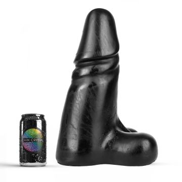 Dark Crystal Zwarte Dildo met Balzak Jelle - 35 cm-jelle-zwart.jpg