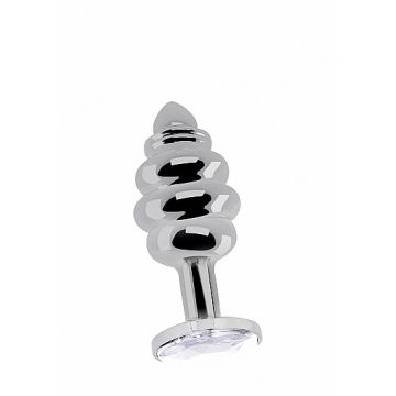 Geribbelde Diamanten Buttplug - M-geribbelde-diamanten-buttplug-m.jpg