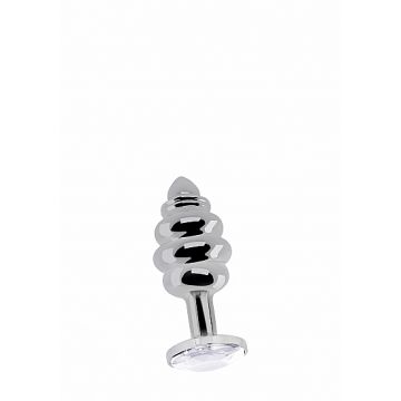 Geribbelde Diamanten Buttplug - S