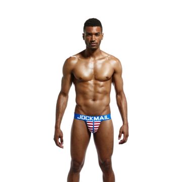 Jockmail JM208 Jockstrap Gestreept - Blauw