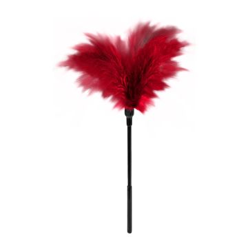 Kietelveer Feather Tickler - Rood Klein