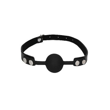 Klassieke Siliconen Ball Gag - Zwart