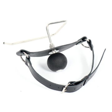 Leren & Siliconen Ballgag - The Holder-leren-siliconen-ballgag-the-holder-voor.png